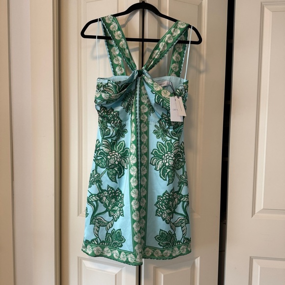 Greylin | Miki Scarf Print Halter Mini Dress | NWT - Picture 3 of 9